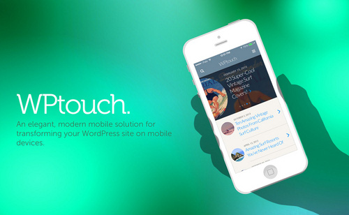 ساخت نسخه موبایل برای سایت وردپرسی با افزونه WPtouch Mobile Plugin