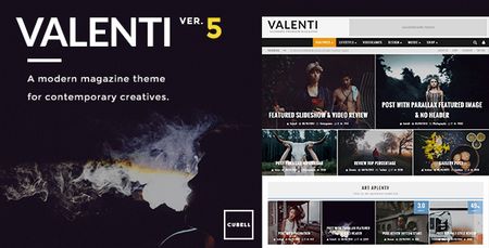 دانلود پوسته مجله ای Valenti برای وردپرس نسخه 5.1.2