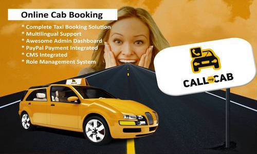 اسکریپت سیستم درخواست آنلاین تاکسی Call My Cab