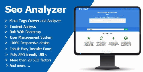 دانلود اسکریپت بررسی و آنالیز سئوی سایت Seo Analyzer v1.1