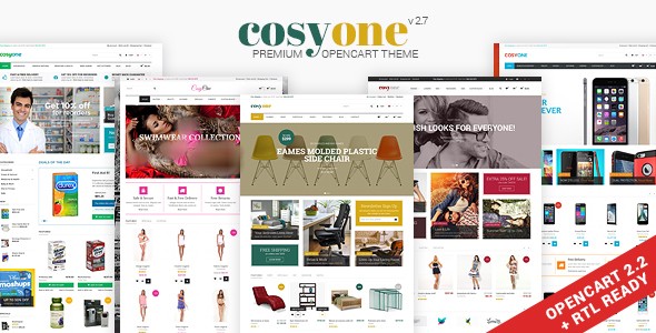 دانلود قالب اپن کارت به صورت رایگان CosyOne v2.7