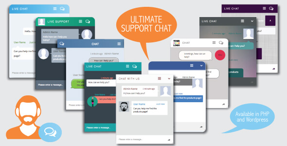 دانلود اسکریپت پشتیبانی و گفتگوی زنده Ultimate Support Chat