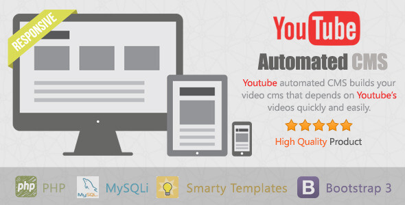 دانلود اسکریپت دریافت خودکار ویدیو های یوتیوب YouTube Automated CMS v1.0.7