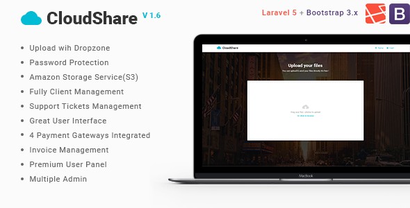 دانلود اسکریپت اشتراک گذاری فایل CloudShare v1.6