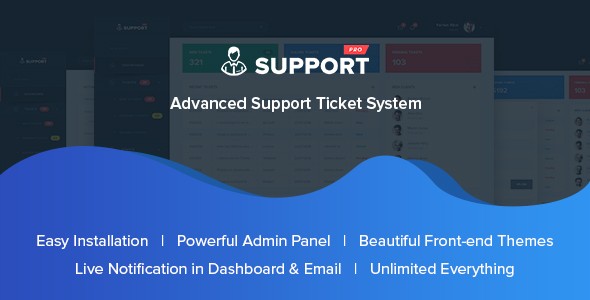 دانلود اسکریپت ارسال تیکت و پشتیبانی مشتریان SupportPro