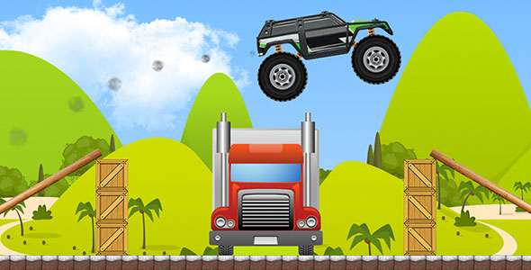 دانلود سورس اندروید بازی ماشین و موانع Monster Truck