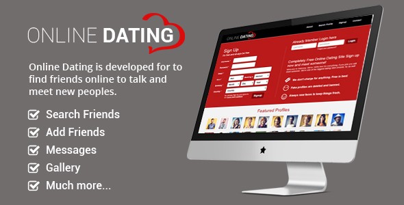 دانلود اسکریپت دوستیابی آنلاین Online Dating v2.0