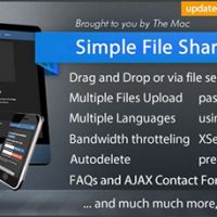 اسکریپت اشتراک گذاری فایل Simple File Sharer